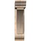 Ekena Millwork Thorton Traditional Smooth Bracket w/ Offset Brace, Douglas Fir, 5 1/2"W x 22"D x 22"H BKT0604X22X22THR01SDF - alternate 2